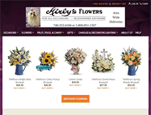 Tablet Screenshot of kirbysflower.com